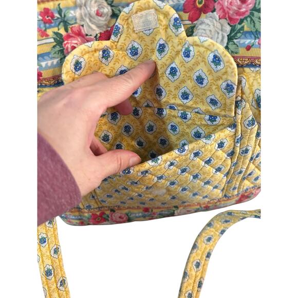 Rare Vintage Vera Bradley Elizabeth Zip Tote Bag - Picture 5 of 9